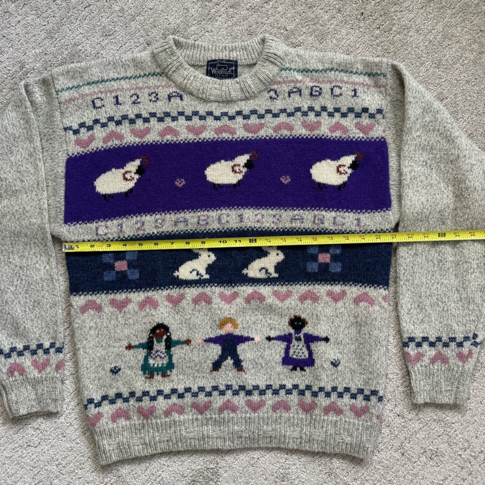 Vintage 80s Woolrich Wool Teacher Sweater - Picture 12 of 13